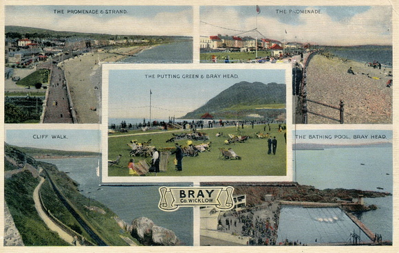 Bray 5 Views Dennis Postcard. Source ebay 16APR20