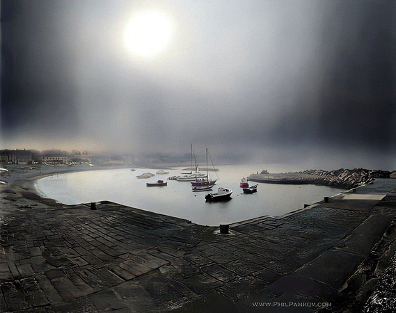 Fog Over The Harbour 2004 Pic Phil Pankov-Enhanced-Colorized