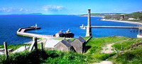 The Belle Vue Gary Paine 6AUG24 Photo No8 - Whitehaven harbour colour photo with Jonathan Swift house