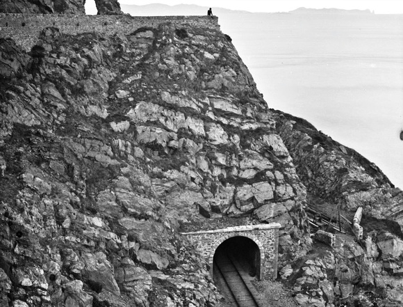 Cliff Walk Railway Tunnel. NLI