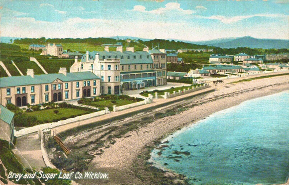 Bray Seafront Hotel postcard EBAY 13AUG23