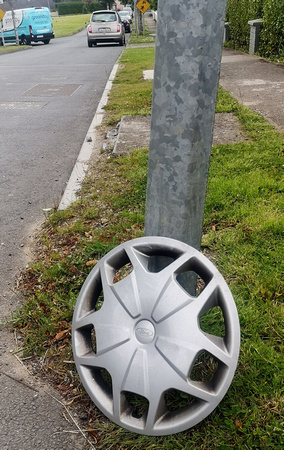 Found Ford Hubcap Kenmare Heights Entrance 5JULY22