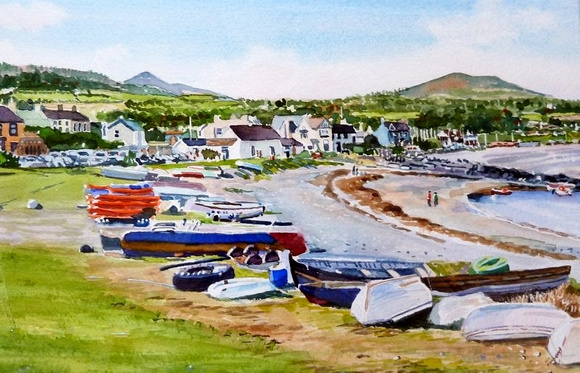 The Harbour Boats by Peter Growney