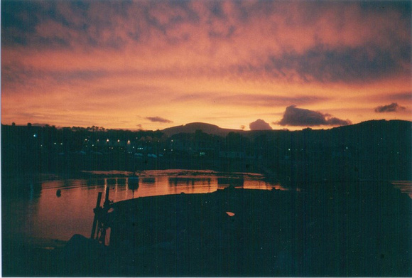 Harbour Sunset December 1995 Pic Patrick Neary Olde Days