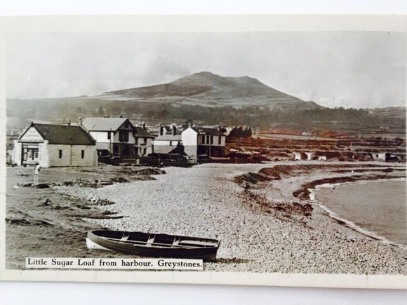 greystones historical 1930s harbour postcard maureen taulty ne webb