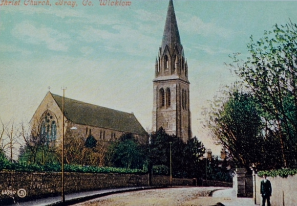 Bray Archives NOV17 Christ Church, constructed 1863, spire between 1865 & 1870