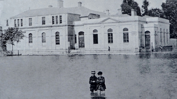 Bray Archives NOV17 The Cripplres Home after the floods August 1905