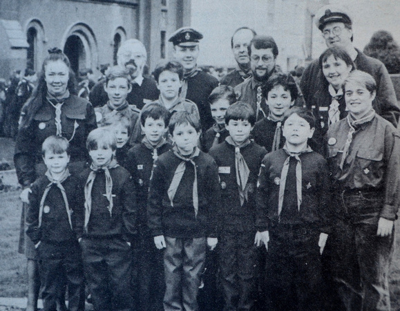 1st Wicklow Greystones Sea Scouts get exorcised. 1994 Bray People 1