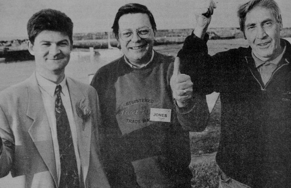 Voice of Wicklow candidates Ned Brennan, George Jones & Jim Brennan 1994 Bray People 1