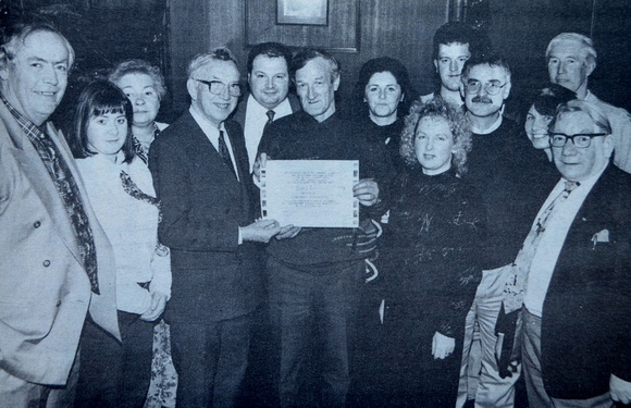 Sean O'Toole retires from the Kilcoole Drama Group 1994 Bray People July to December
