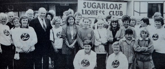 Johnny Fox & the Sugarloaf ladies annual charity walk around the Horse 1994 Bray People July To December
