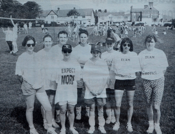 Greystones Volleyball Club's 2nd annual Burnaby Hotel Open Competition 1994 Bray People July To December