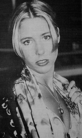 Delgany model Natasha Thomas gets sultry at the La Touche Hotel 1995 Bray People