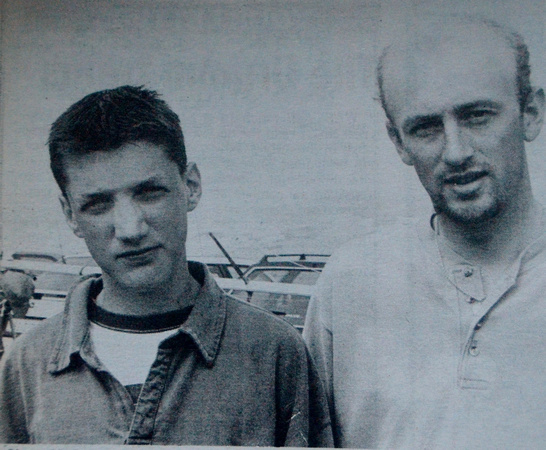 Greystones Sailing Club's Shane McCarthy & Mark Usher 1995 Bray People July to December