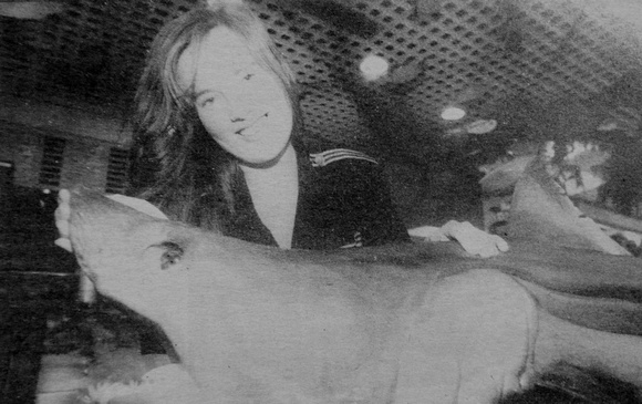 Emer Cassidy bags a feckin' big shark 1995 Bray People July to December