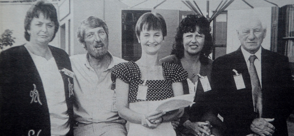 Summer Fest committee Toni Kenny, Graham Coggin, Grainne McLoughlin, Rose Ann Feeley & Frank Doyle 1995 Bray People