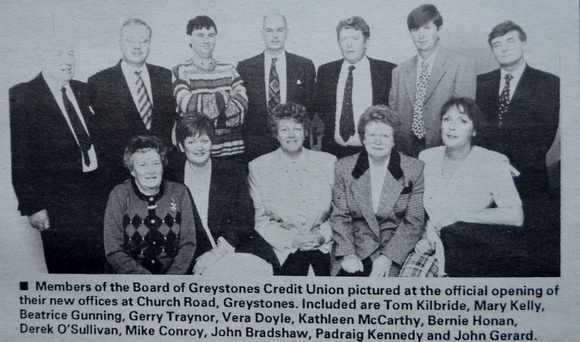 Credit Union board members 1995 Bray People