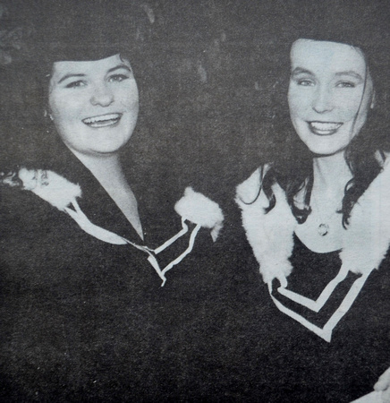 Katie Murray & Aisling Murnane get their degree of BA Mods at Trinity 1995 Bray People