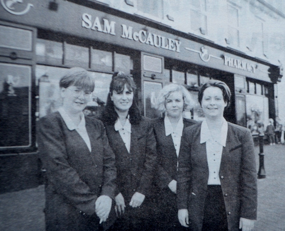 Sam's Angels - Julie Lang, Carmel Kelly, Ann Carroll & Thea Power 1995 Bray People