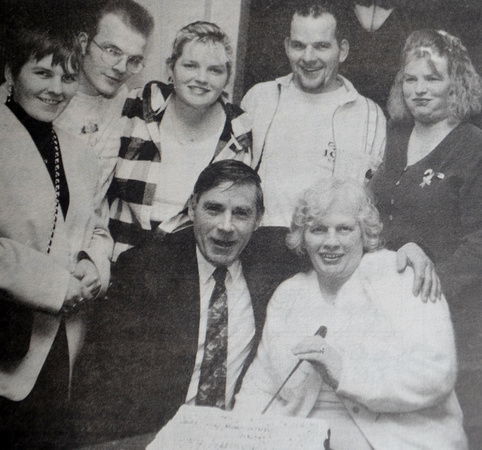 Kathleen Bradshaw celebrates her 50th with husband Eddie and Rosie, Douglas, Louise, David & Melissa 1997 Bray People