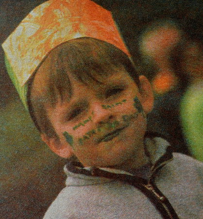 Paddy Parade kid Alan Joyce 1997 Bray People