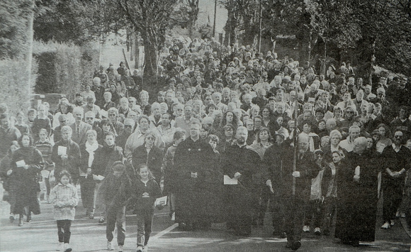 Stations Of The Cross takes over Church Road 1997 Bray People