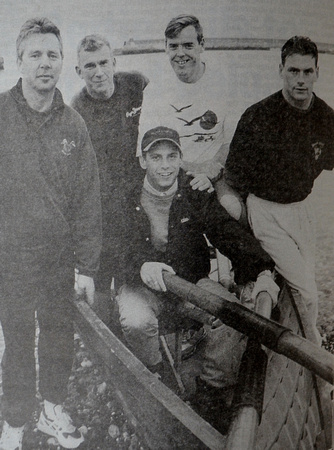 Wicklow Rowing Club's Michael Dunne, Michael Phillips, Pat Brennan, Jimmy Quinn & Joe Quinn 1997 Bray People