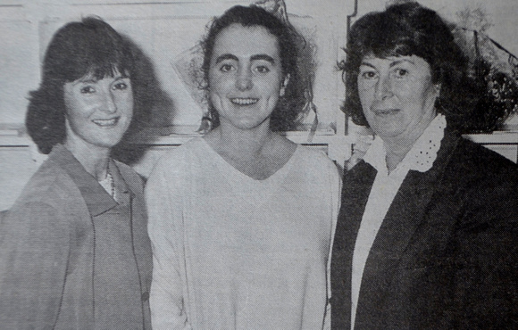 Newcastle Hospital staff cora McKenna, Caroline Harding & Nuala O'Grady 1997 Bray People