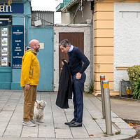 Simon Harris Walkabout Louise Gaskin SUN27OCT24 John McGowan