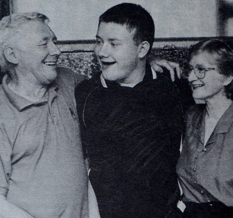 Joe & Bernie Clifford with their much-loved son, Ciaran 1997 Bray People