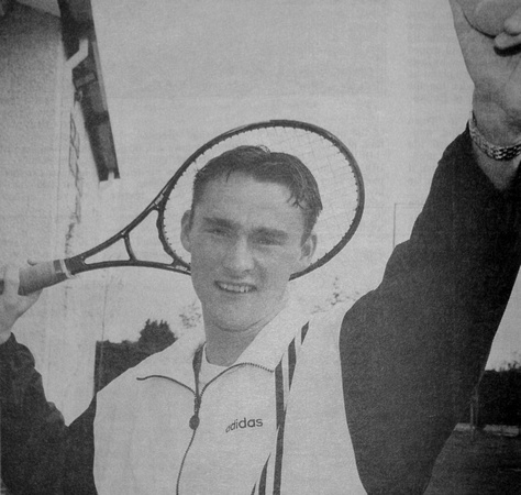 Greysotnes tennis ace Tom Hamilton joins the Black Panthers 1997 Bray People