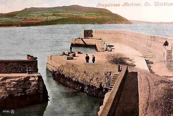 Harbour Valentine's Postcard before pier collapse