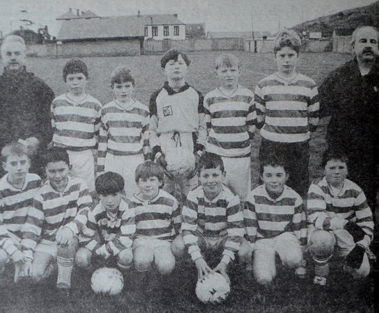 Greystones U12s after defeating Wolfe Tone 1998 Bray People