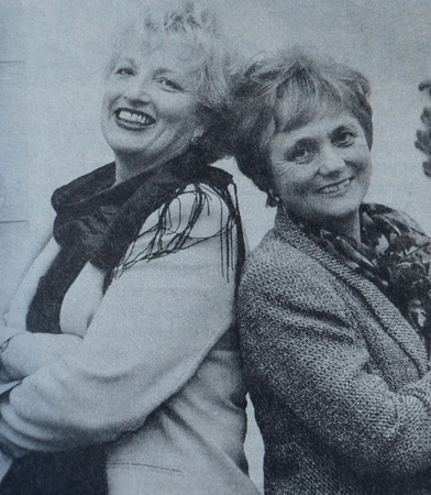 Delgany ICA Drama Group's Betty Holmes & Jean Kelly 1998 Bray People