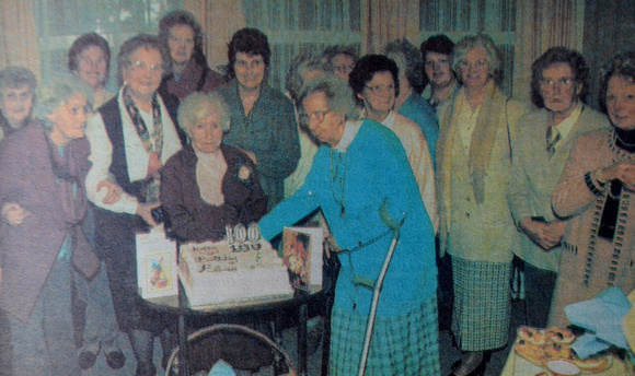Eileen O'Donnell's 100th birthday bash 1998 Bray People