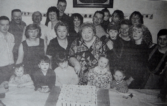 Kilcoole's Phyllis Campbell celebrates her 60th 1998 Bray People