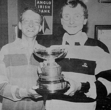 Twins Roy & Neil Van Mannen win the 1998 Enterprise Class sailing championship 1998 Bray People