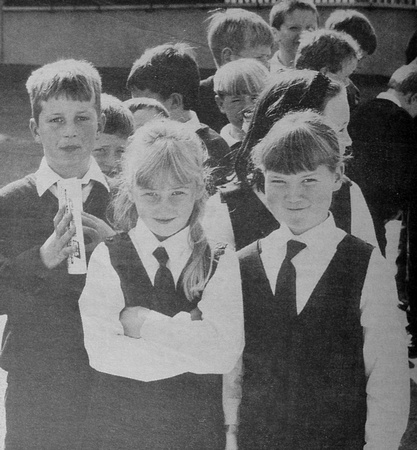 First day at St Kevin's 1998 Bray People