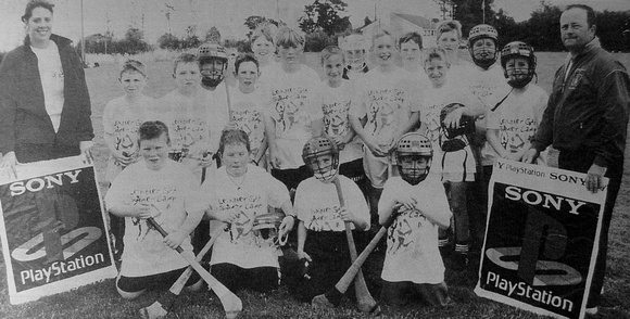 Kilcoole & Newcastle hurlers at the Sony Playstation GAA Summer Camp 1998 Bray People