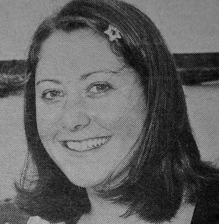 Representing McCauleys in the Festival Queen contest, Claire Dilley 1998 Bray People
