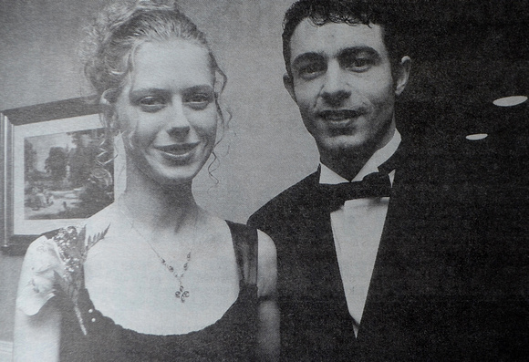 Anne Dagge & Cormac Moore at the Dominican College Debs 1998 Bray People