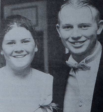 Jane Quinn & Paul Tracey at St David's Debs 1998 Bray People