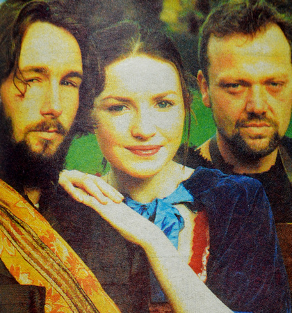 Kilcoole's John Meakin looks moody & magnificent with Vanessa Keogh & David Kearney for an Oscar Wilde production 1998 Bray People