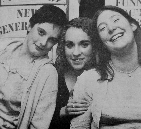 Liz Reid, Emma Jane Browne & Karen Foley at the Ceoil Agus Craic Weekend 1998 Bray People