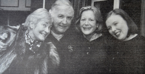 Dymps Demery, David Nobel, Juliana Demery & Maria Aylward at Mary Coughlan in The La Touche 1999 Bray People
