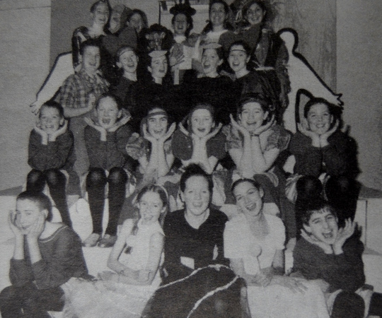 The full cast of St David's The Wiz 1999 Bray People