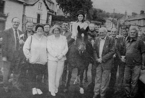 The Kilmacanogue & District Horse Show Society gang looking good 1999 Bray People