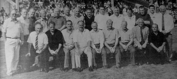 Ashford Senior Football Championship winners 1974 reunite 25 years later 1999 Bray People