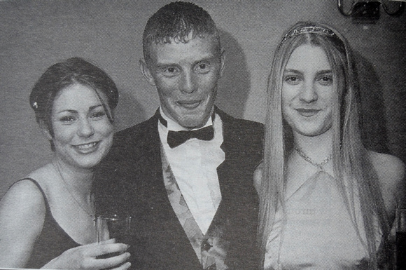 Laurna Killick, David Nolan & Heidi Kelly-Hogan at St David's Debs 1999 Bray People