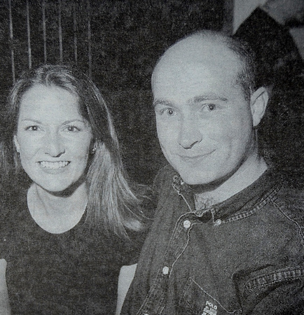 Ruth Henderson & David Shaw at Macks Bar's '70s night 1999 Bray People